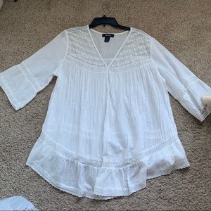 Karen Kane Santorini Lace Inset Top